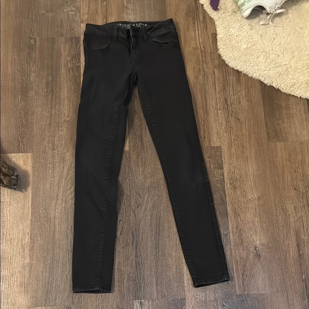 American Eagle Outfitters Jet Black Jeans